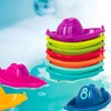 Battat – 10 Bath Boats – Numbered & Stackable Bathtime