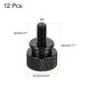sourcing map 12pcs M4x8mm Knurled Thumb Screw Computer Case Threaded