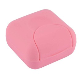 Enzege Pack of 2 Soap Box Travel Plastic Soap Container for Home, Bathroom, Hiking, Travel, Camping (Random Colour)