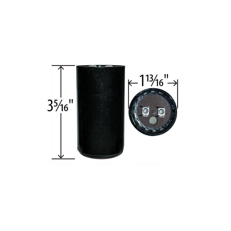 540-648 uF x 165 VAC - BMI Start Capacitor #