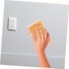 WOONEKY 3pcs Textured Wall Repair Sponge Removable Cleaning Sponges for