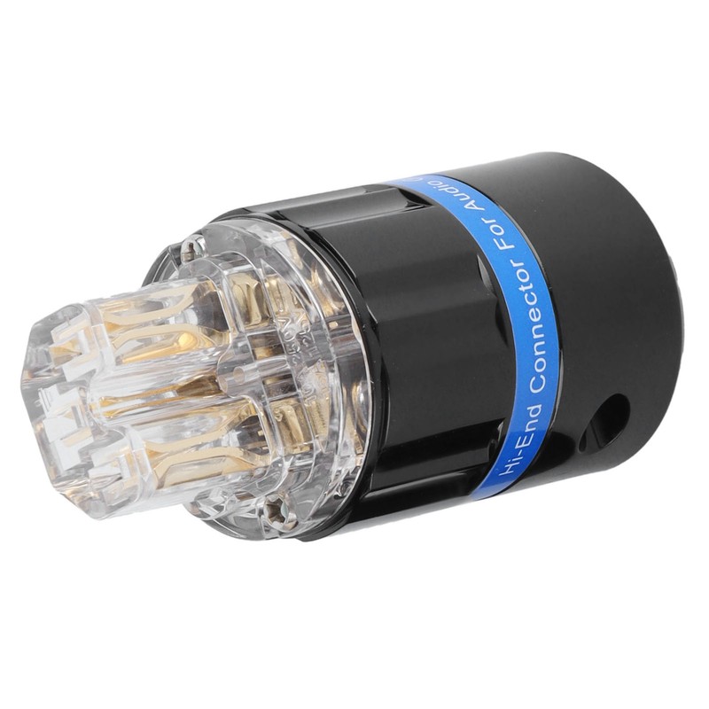 Monosaudio Connector Transparent Pure Copper GoldPlated Audio Power Connector (F105G