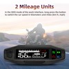 Universal Digital Speedometer for Motorcycle, Digital Tachometer with LCD Display
