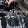 JAVENYIMAN Anti-Theft Steel Neutral Cover Plate Compatible with 2015-2023 Dodge
