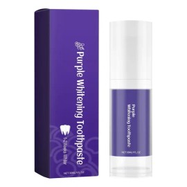 O Purple White Toothpaste Long-lasting Fresh Breath Rem 7006                                                                                          