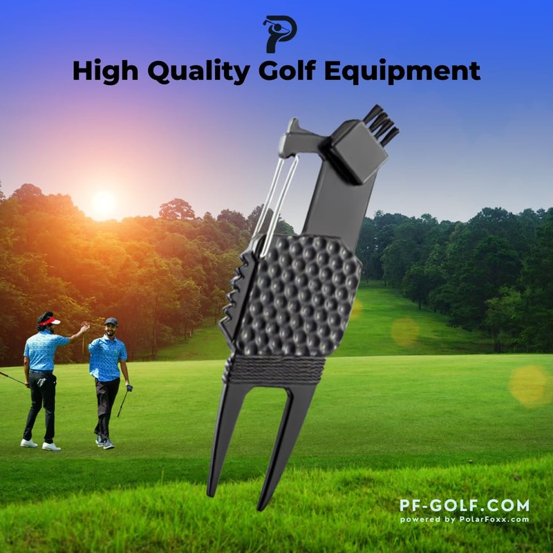 GFOXX PF-Golf Divot Tool Set, 2 Pieces, Multifunctional Divot Tool