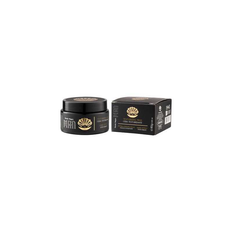 Pérola Negra Texturizing Wax for Men, Extra-Strong Hold, Shine Effect,