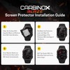 CARBINOX Tempered Glass Screen Protector Compatible Smartwatches - High Transparency,