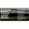Pro-Graad WTR-2 Tapered Spindle Mandrel Threaded Screw Thread - 1/4"