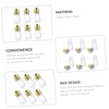 PACKOVE 6Pcs Essential Oil Roller Bottles Empty Glass Bottles with