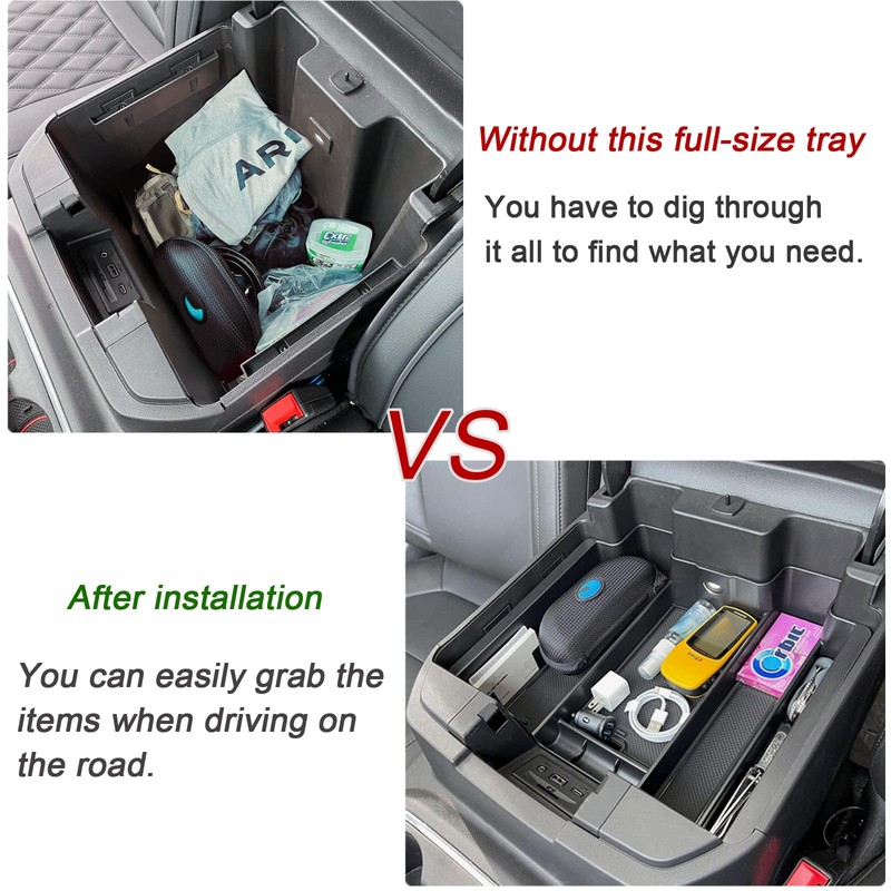 TOPINSTALL New Full Size Tray Compatible with 2019-2022 GMC Sierra