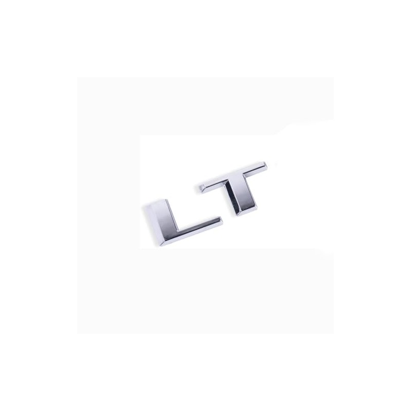 1x OEM LT Letter Nameplate Emblem Badge Compatible with Silverado