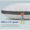 DOWNCOOL Quilted Memory Foam Body Pillow - Large Full Body