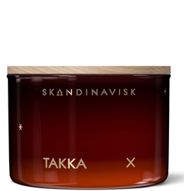 Skandinavisk JUL 'Christmas' Scented Candle. Fragrance Notes: Baked Gingerbread, Winter Cloves and Spiced Oranges. 3.17 oz.