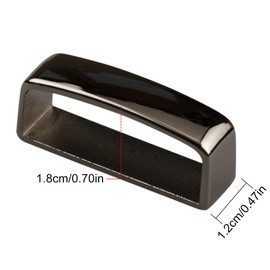 JTKREW Pack of 2 Men's Belt Buckle Belt Holder for Men Belt Attachment Men's Belt Buckle Accessories Belt Loop Keeper Stainless Steel Belt Loop