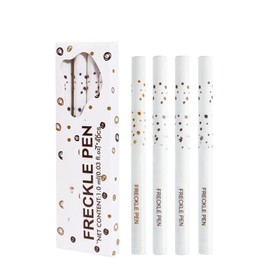 Freckle Pen Set for Natural Makeup – Long-Lasting Waterproof Fake Freckles Marker Kit – Easy to Use Henna Freckle Tint Pen for Realistic Look – Freckle Stamp for Face and Skin Design