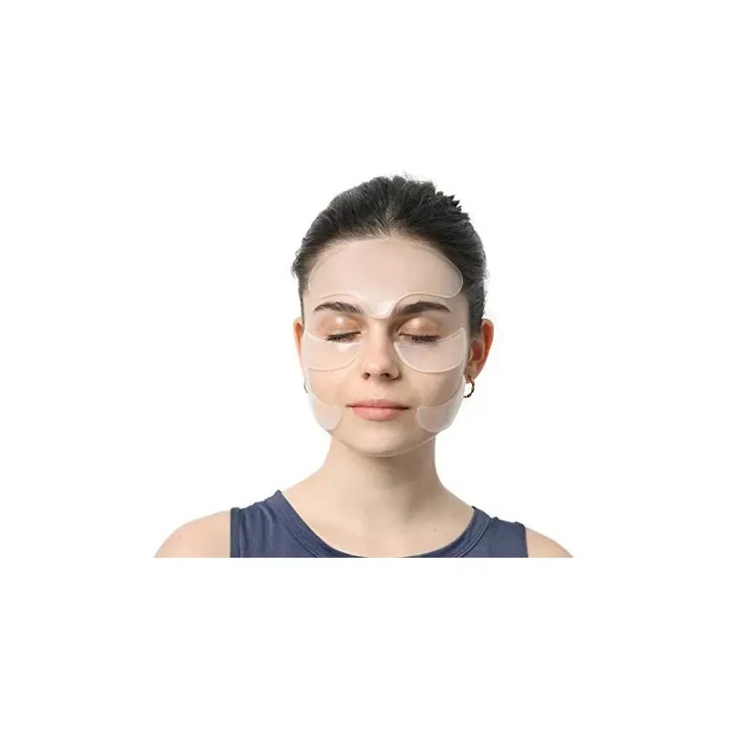 CLARIANS - Parches Silicon Facial Mascarilla Hidratante Reutilizable