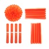 MISU 10" Orange Tissue Pom Poms DIY Tissue Paper Flowers