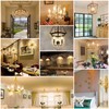 Ascher E12 Candelabra LED Light Bulbs 60 Watt Equivalent, Warm