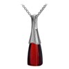Ian and Valeri Co. Cherry Amber Sterling Silver Contemporary Drop