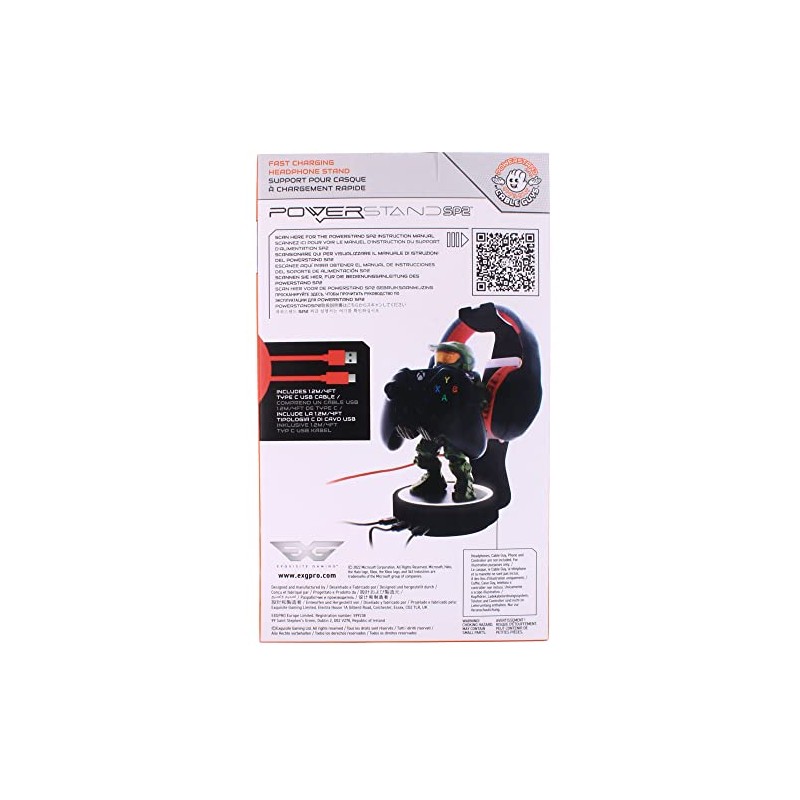 Exquisite Gaming Cable Guys Powerstand SP2: Rojo Estación de Carga