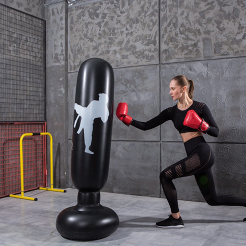 1.6m Adult Inflatable Boxing Bag Thickening Vertical Boxing Fight Column