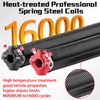 Pair of 2" Garage Door Torsion Springs Set with Non-Slip