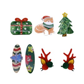 wolin Hair Clips for Women Small Animal Pattern Hair Claw for Thin Medium Fine Hair Nonslip Jaw Clips for Women Tree