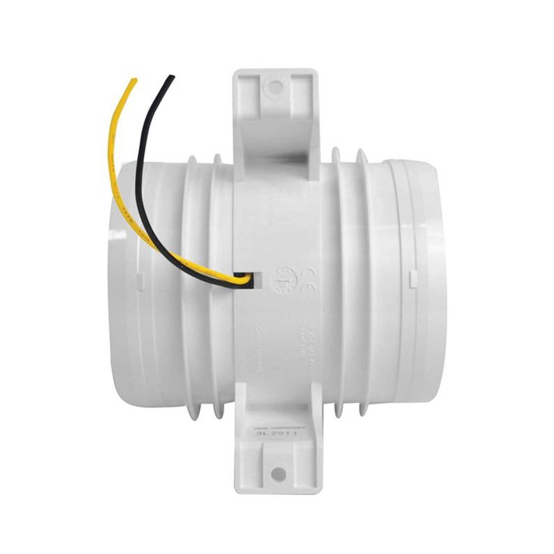 attwood FO2836 Turbo 4000 in-Line Blowers, White 4"(1749-1)