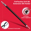 Geinxurn Flexible drill bit Extension Screwdriver Bit Holders, 1PACK 12Inches