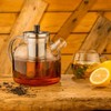 1500ml(50oz) Glass Teapot with Removable Infuser, Ehugos Stovetop Safe Large