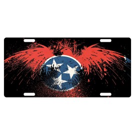 Fast Service Designs Tennessee State License Plate State US Patriotic Emblem Eagle Version