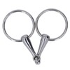 Horse Snaffle Stainless Steel Flexible Jointed Wearable Rust Proof O