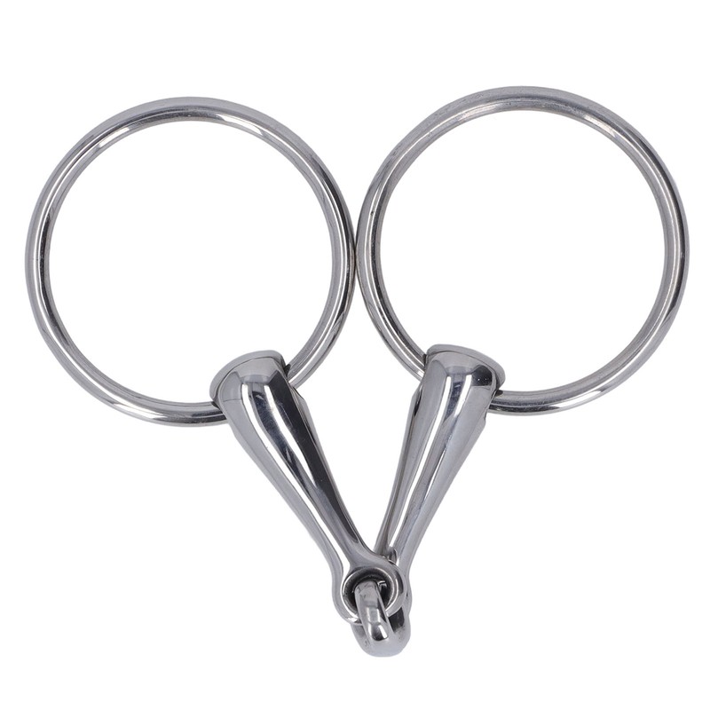 Horse Snaffle Stainless Steel Flexible Jointed Wearable Rust Proof O