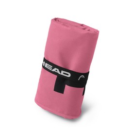 HEAD Active - Asciugamano Microfibra con Elastico Asciugamano Palestra Leggero Rapida Asciugatura Valido per Telo Multiuso Asciugamani Bagno Assorbente Salvaspazio Viaggio 70x140, High-Visibility Pink