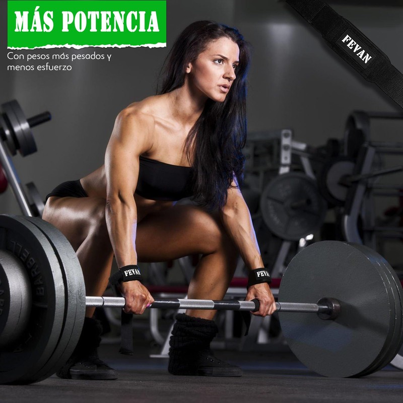 FEVAN Gym Straps, Weightlifting, Powerlifting, Gym, Dead Weight - Lifting