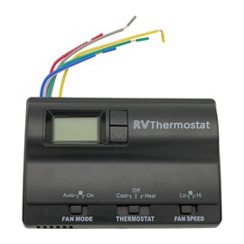 OKAY MOTOR RV Digital Thermostat for Coleman 83303362 Air Conditioner Heat/Cool T-Stat Wall 8330-336 337 338 339 368 386 - Black