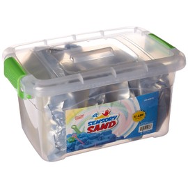 Sensory Sand, 11 POUNDS - ECO Friendly, Beige, with Container