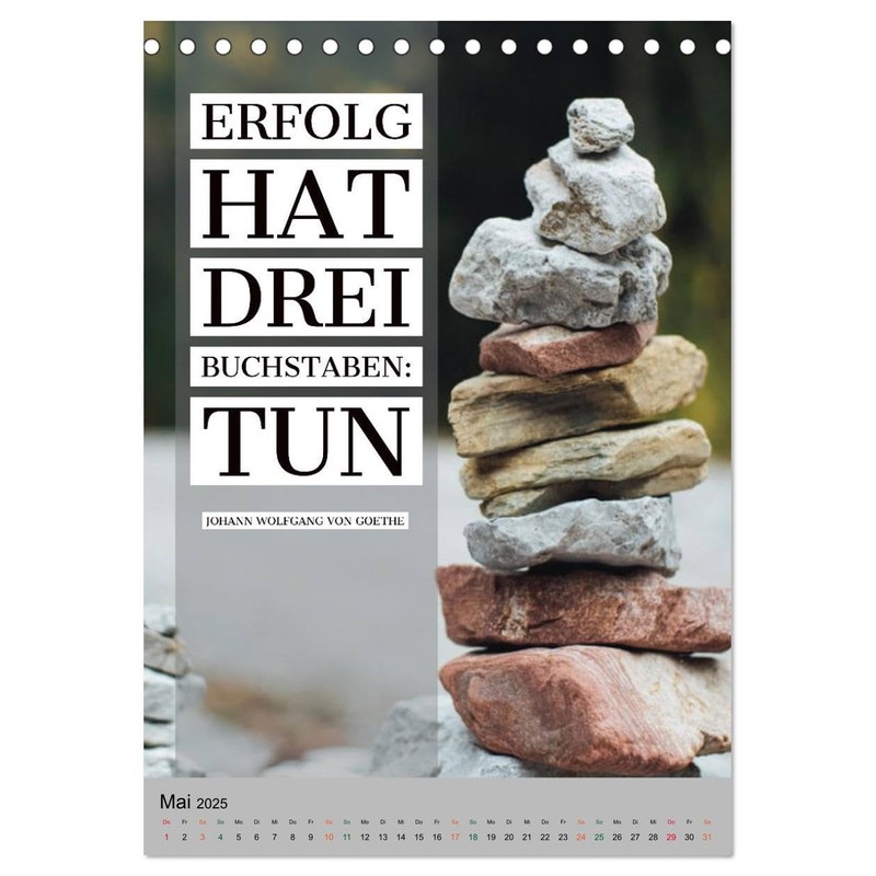 Activate Your Motivation Wisdoms and Sayings (Desk Calendar 2025 DIN