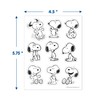 Eureka Peanuts Snoopy Extra Large Stickers for Kids and Teachers,