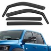 GEARMEISTER in-Channel Rain Guards Fit for RAM 1500 Crew Cab