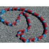 HDD Stainless Steel Bike Chain Necklace Motorcycle Biker Red Blue