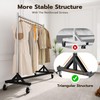 HOKEEPER Commercial Z Base Garment Rack Hold 500LBS Heavy Duty