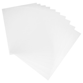 iplusmile 20sheets Clear Plastic Sheet for Crafting Projects Transparent Plastic Panel for Photo Frames