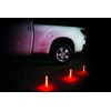 Life Gear - WM11-10446-RED LED Emergency Road Flares 3-Pack, Reusable