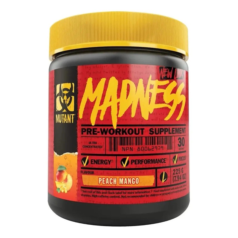 Suplemento Polvo Mutant Madness Sabor Peach Mango 270g