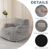 MAXYOYO Giant Bean Bag Chair, Faux Fur Stuffed Bean Bag