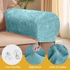 Armrest Chair Covers, Set of 4 Anti-Slip Stretch Chenille Couch