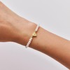Initial Bracelet for Women Gold Initial Bracelet Pearl Beaded Bracelet