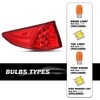 SOCKIR LED DRL Tail Light Assembly w/Bulbs fit 2018-2023 Honda